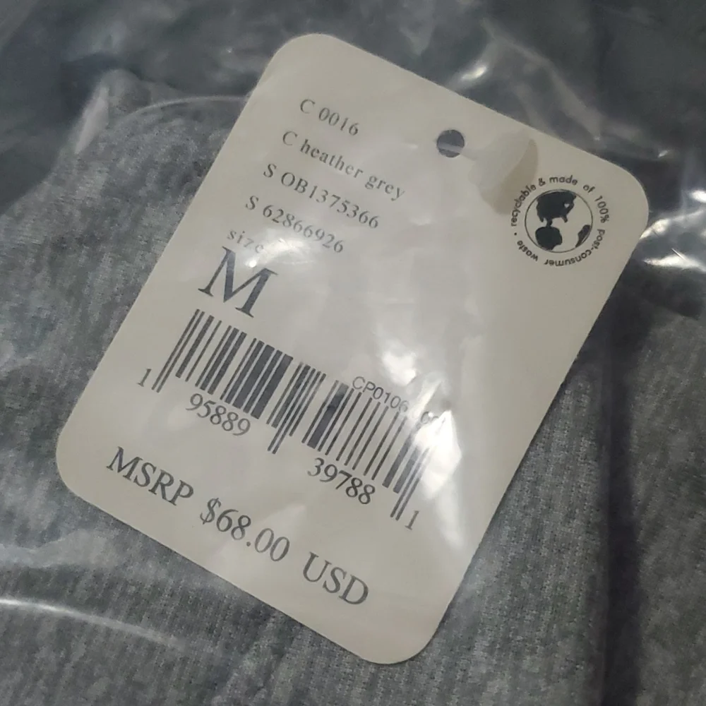 NWT Free People Movement Just Breathe Color Block Sport Bra Heather Grey - Picture 2 of 3